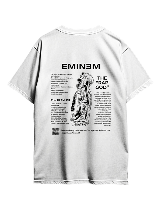 Eminem Rap God - Premium Oversized T-Shirt | Unisex - Loraxle