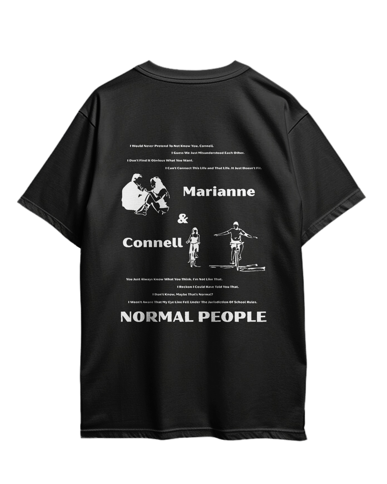 Normal People - Premium Oversized T-Shirt | Unisex - Loraxle
