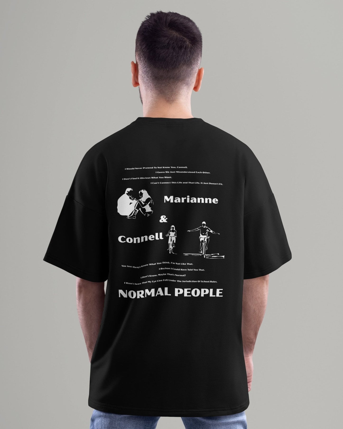 Normal People - Premium Oversized T-Shirt | Unisex - Loraxle