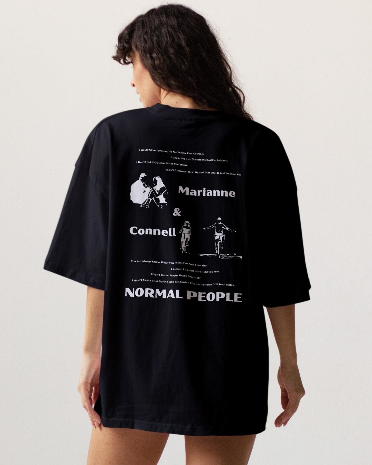 Normal People - Premium Oversized T-Shirt | Unisex - Loraxle