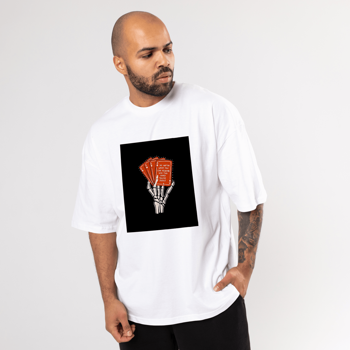 Play your hand - Standard Oversized T-Shirt - Loraxle