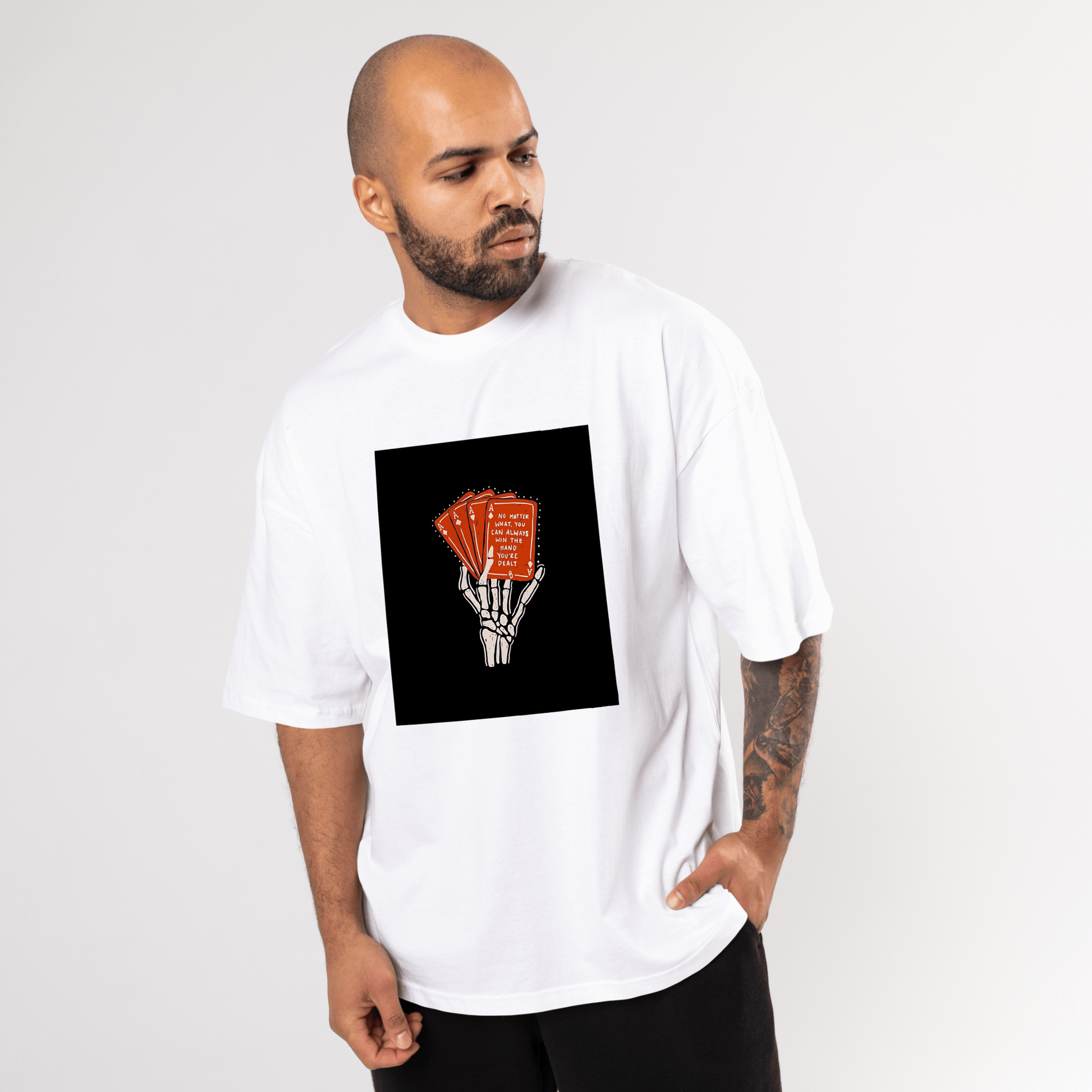 Play your hand - Standard Oversized T-Shirt - Loraxle