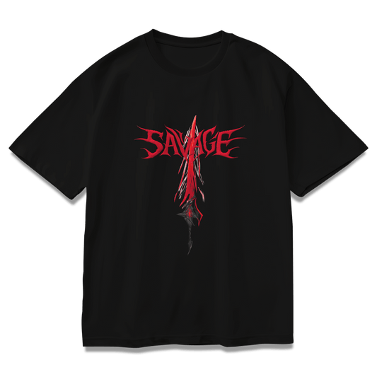 Savage - Standard Oversized T-Shirt - Loraxle