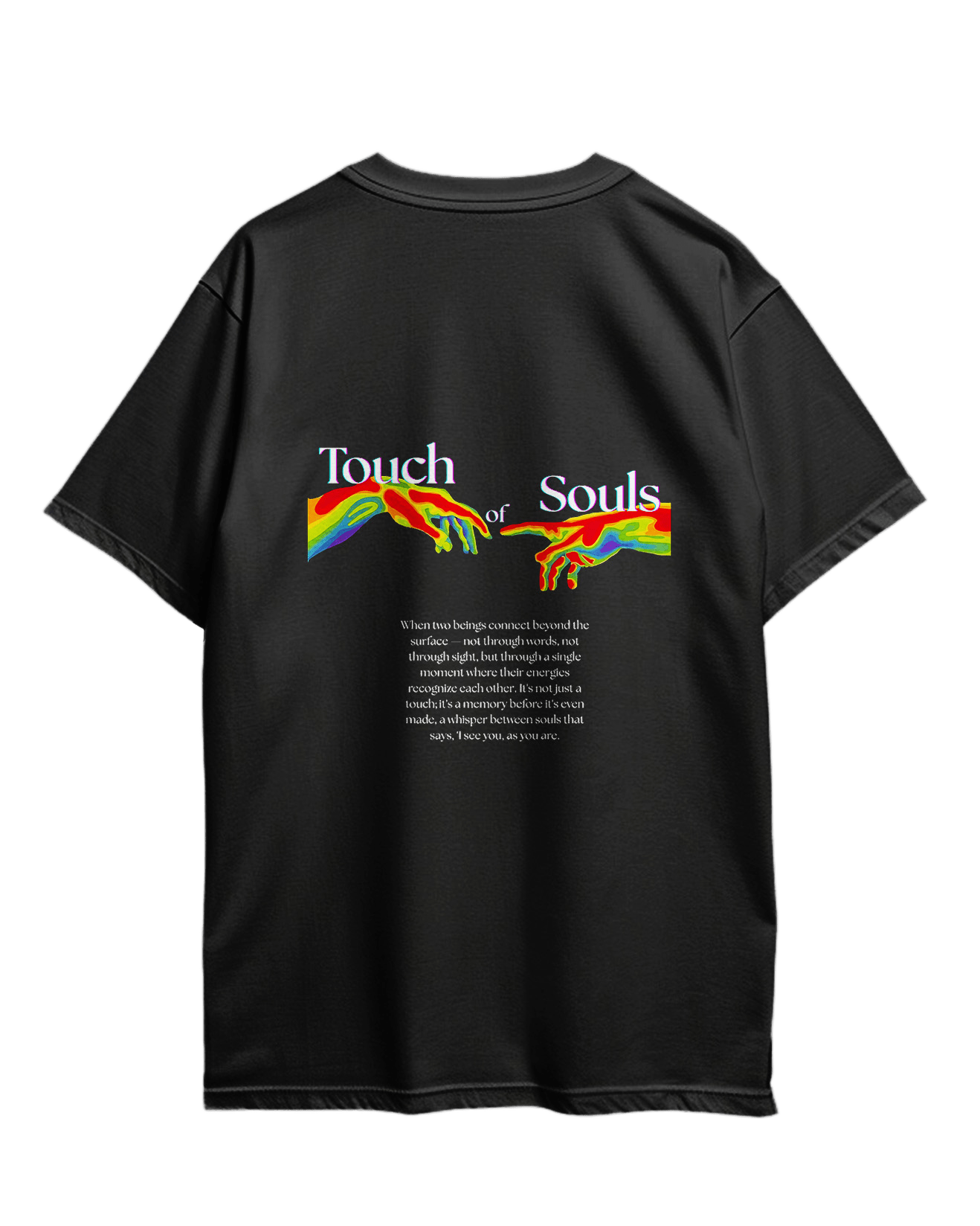 Touch of Souls - Premium Oversized T-Shirt | Unisex - Loraxle