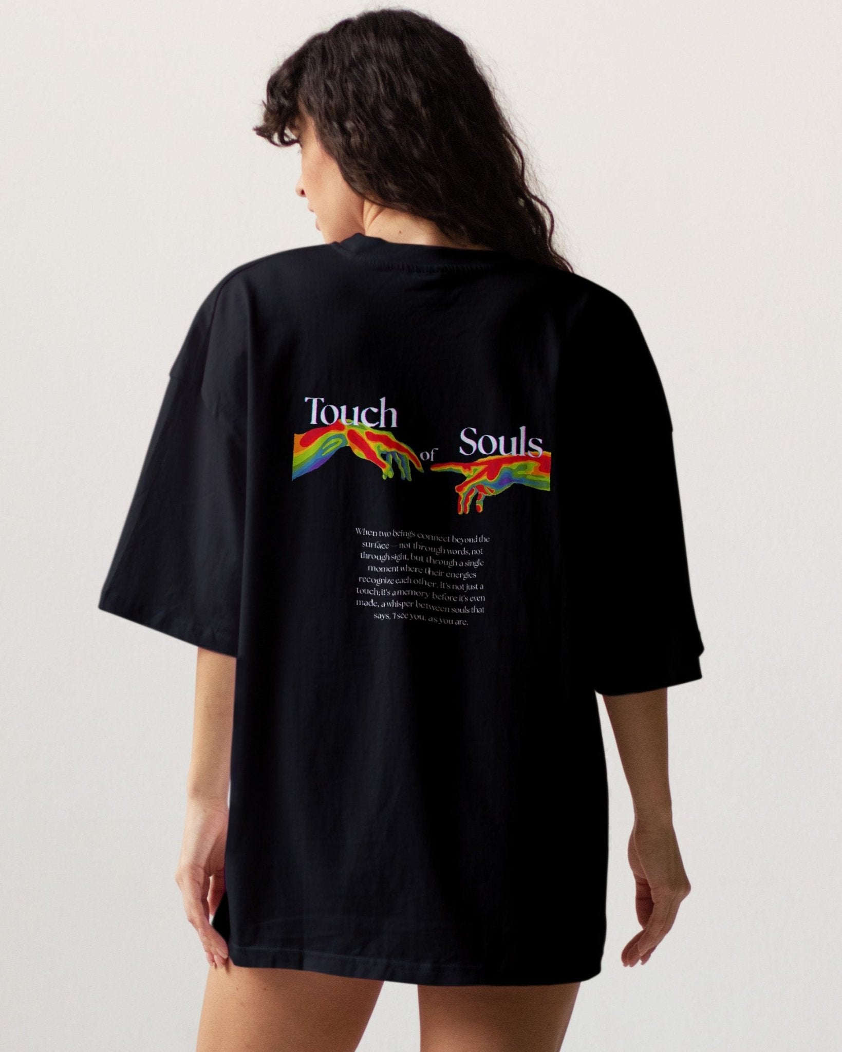 Touch of Souls - Premium Oversized T-Shirt | Unisex - Loraxle